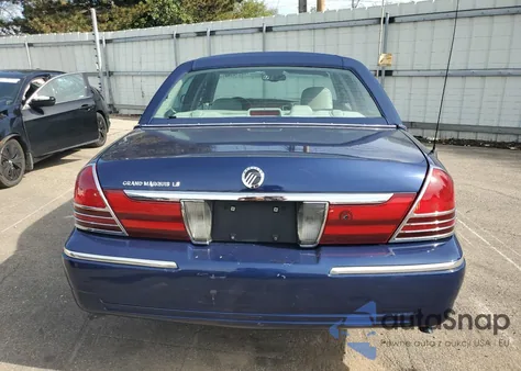 2005 Mercury Grand Marquis Ls из США, поврежденный, VIN 2MEFM75W55X630835